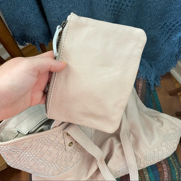 Cream 100% Leather Tote Bag - Picture 4 of 5